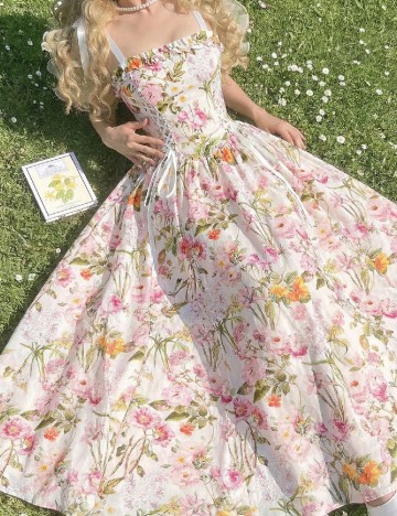 Rochie lunga SHEIN, floral print