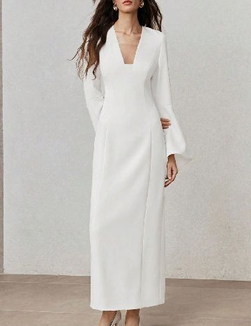 Rochie lunga SHEIN, alb