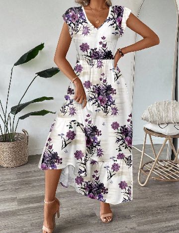 Rochie lunga Emery Rose, alb