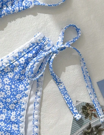 Costum de baie SHEIN, albastru