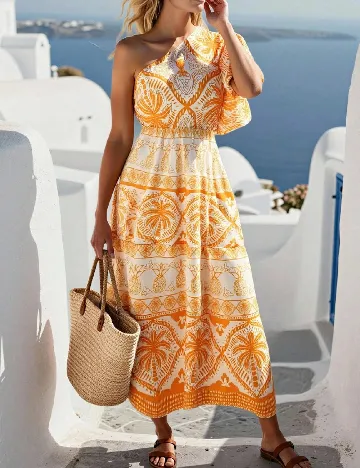 Rochie medie SHEIN, portocaliu