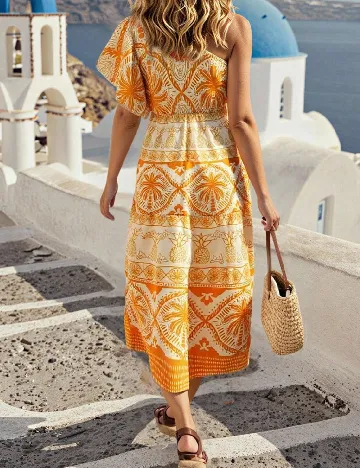 Rochie medie SHEIN, portocaliu