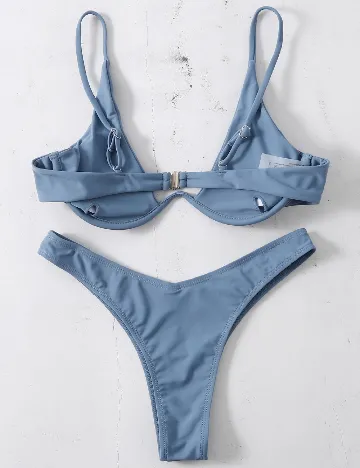 Costum de baie SHEIN, albastru