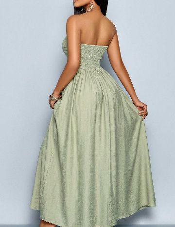 Rochie lunga SHEIN, verde