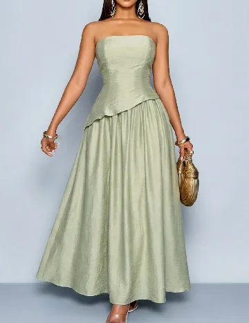 Rochie lunga SHEIN, verde