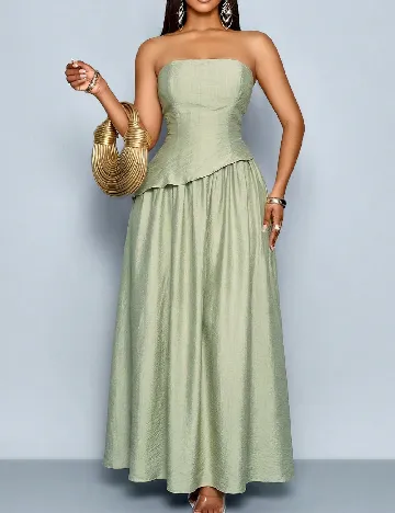 Rochie lunga SHEIN, verde