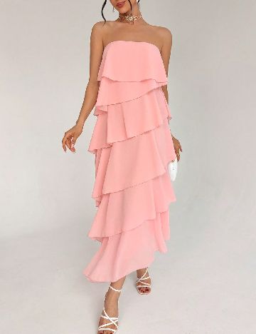 Rochie medie SHEIN, roz