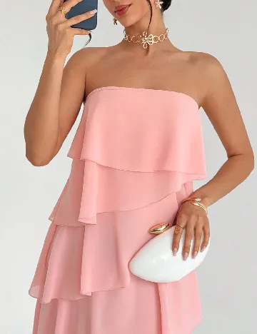 Rochie medie SHEIN, roz