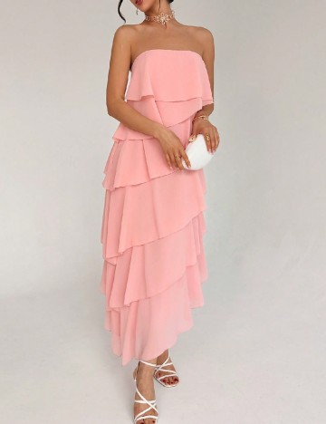 Rochie medie SHEIN, roz