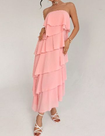 Rochie medie SHEIN, roz