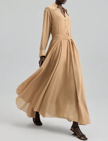Rochie lunga Ontre, maro