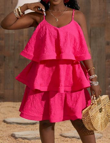 Rochie scurta SHEIN, roz
