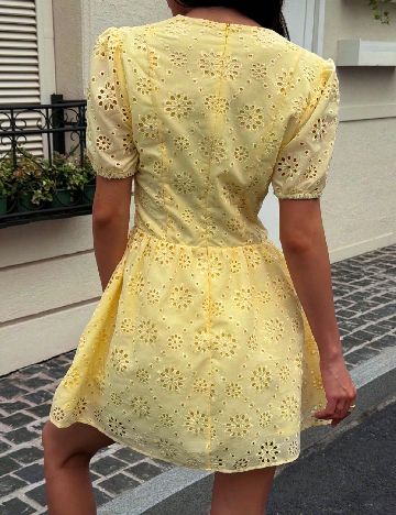 Rochie scurta Dazy, galben