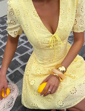 Rochie scurta Dazy, galben