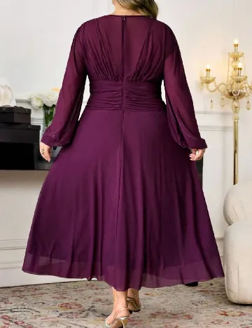 Rochie lunga SHEIN CURVE, pruna