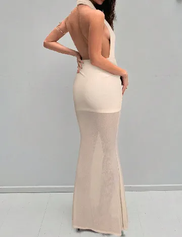 Rochie lunga SHEIN, crem