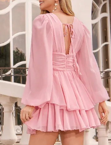 Rochie scurta SHEIN, roz