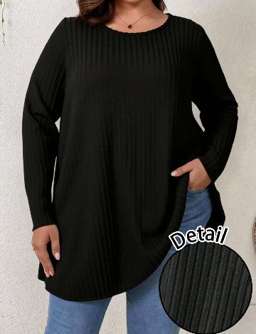 Bluza SHEIN CURVE, negru