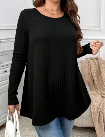 Bluza SHEIN CURVE, negru