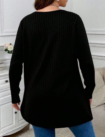 Bluza SHEIN CURVE, negru
