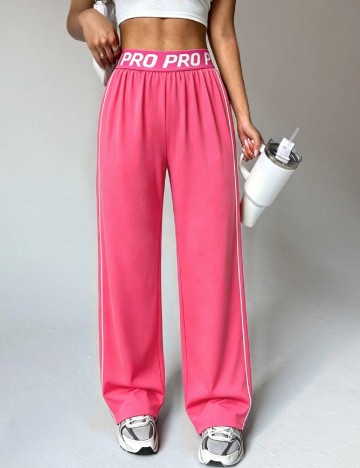 Pantaloni SHEIN, roz