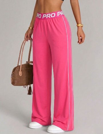 Pantaloni SHEIN, roz