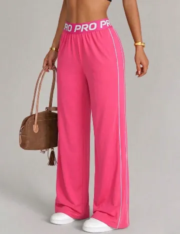 Pantaloni SHEIN, roz