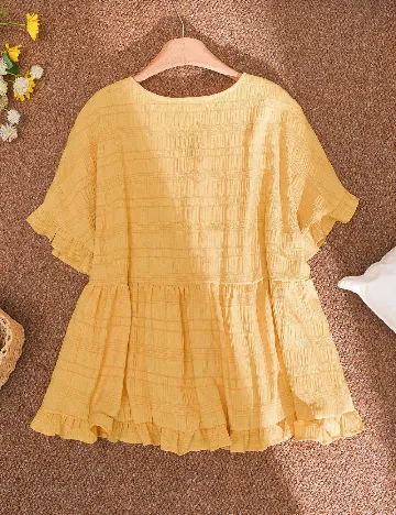 Bluza SHEIN CURVE, galben