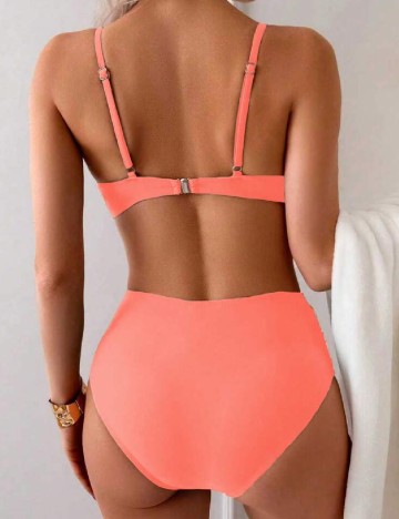 Costum de baie SHEIN, corai