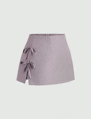 Fusta pantalon SHEIN, mov