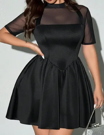 Rochie scurta SHEIN CURVE, negru