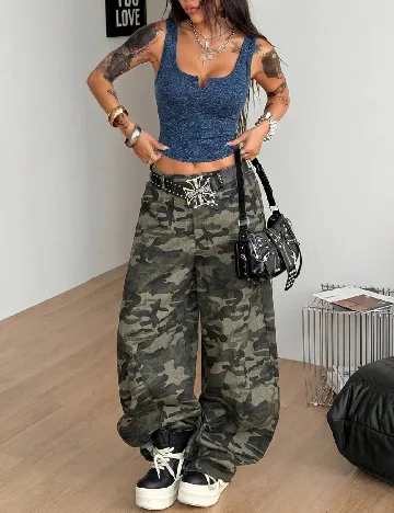 Top SHEIN, albastru