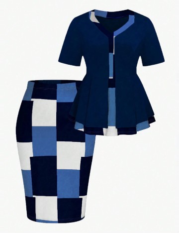 Compleu SHEIN CURVE, bleumarin