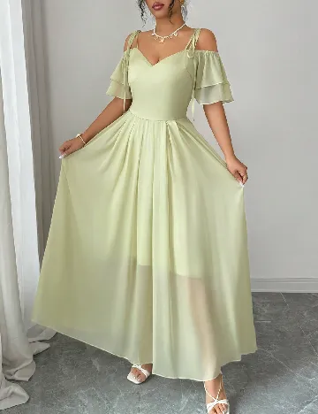 Rochie lunga SHEIN, verde
