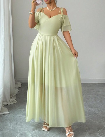 Rochie lunga SHEIN, verde