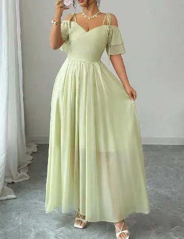 Rochie lunga SHEIN, verde