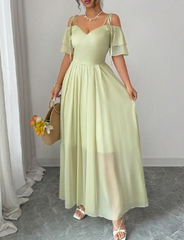 Rochie lunga SHEIN, verde