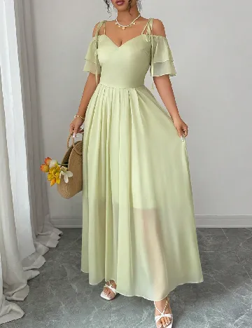 Rochie lunga SHEIN, verde