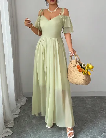 Rochie lunga SHEIN, verde