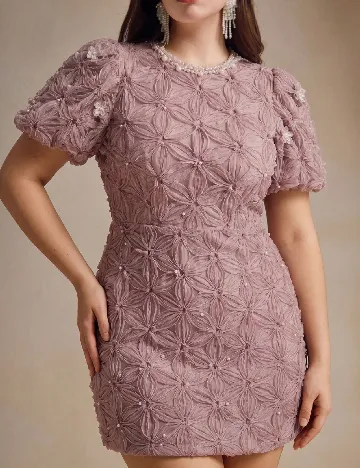 Rochie scurta Anewsta Curve, mov