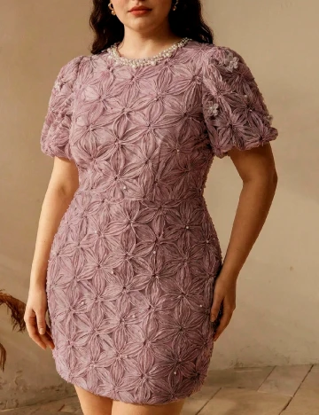 Rochie scurta Anewsta Curve, mov
