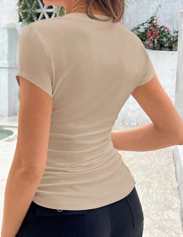 Tricou SHEIN Maternity, bej