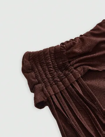 Pantaloni scurti Romwe, maro