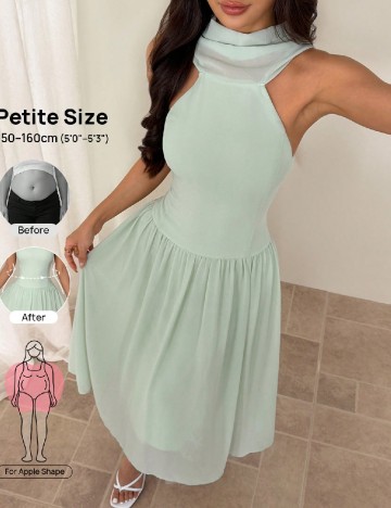 Rochie lunga SHEIN, verde