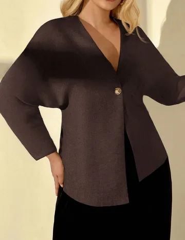 Bluza SHEIN CURVE, maro