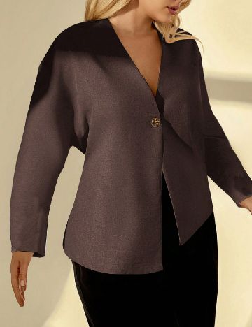 Bluza SHEIN CURVE, maro