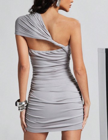 Rochie scurta SHEIN, gri