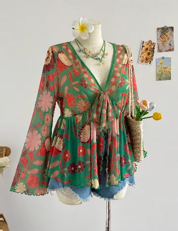 Bluza SHEIN CURVE, floral print