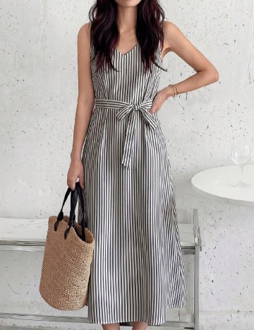 Rochie lunga Emery Rose, gri