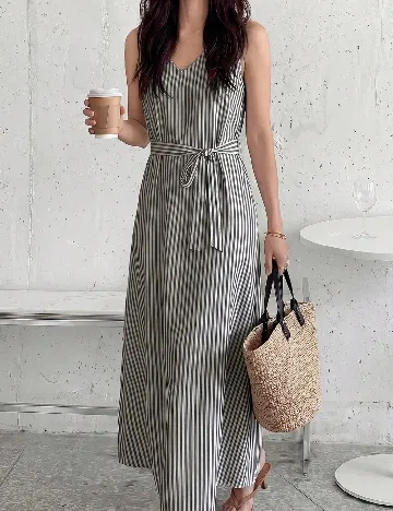 Rochie lunga Emery Rose, gri